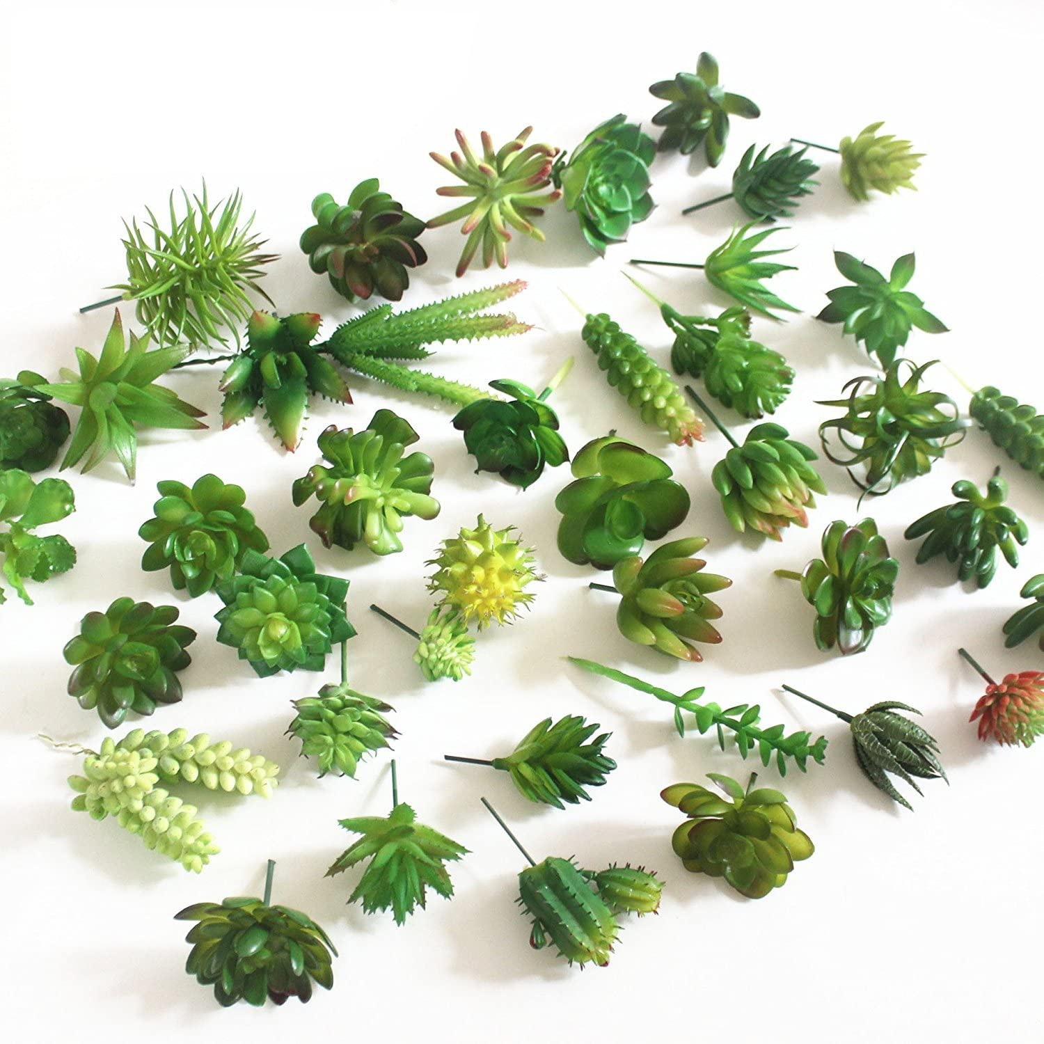 15pcs Artificial Succulent Pla - Echeveria Succulent 评论和价格