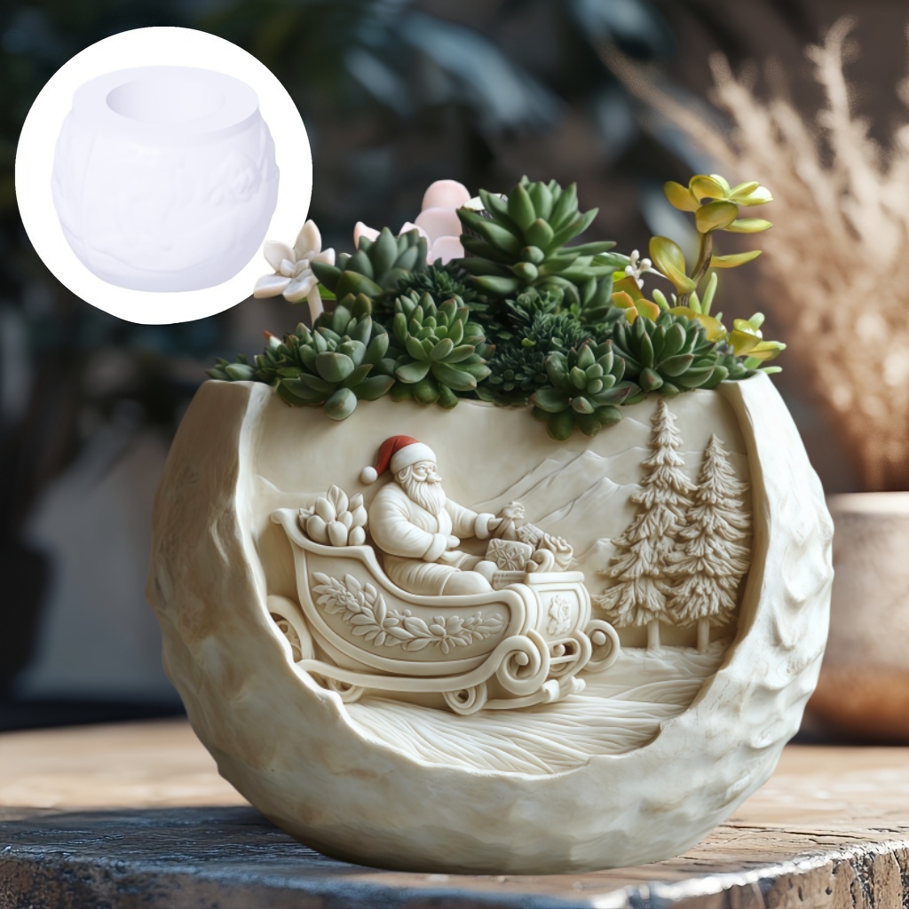 Cedar Sled Santa Claus Relief  - Echeveria Succulent 评论和价格